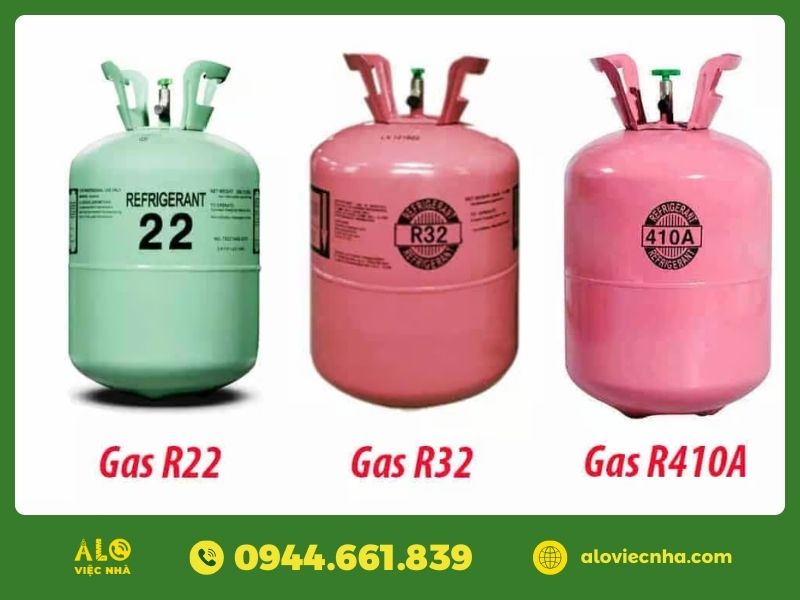 Nạp ga điều hoà các loại: R22,  R410A, R32